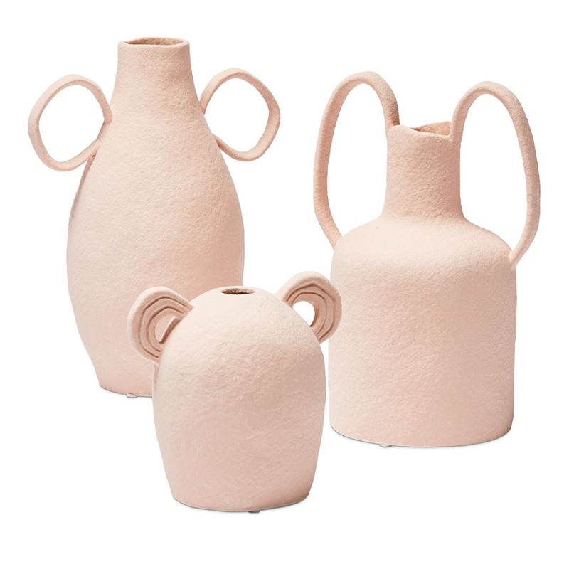 Amphora Thin Circle Nude Pink Vase 