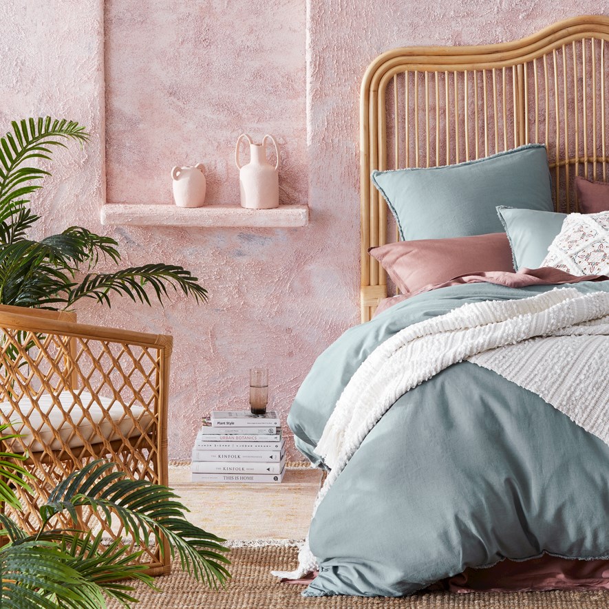 Amphora Thin Ear Nude Pink Vase Adairs