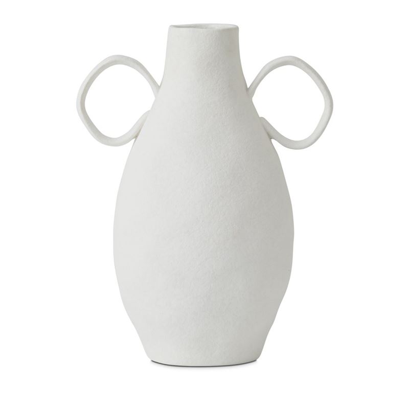 Amphora Thin Circle White Vase 