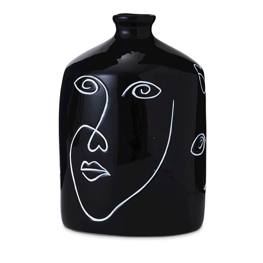 Abstract Black & White Vase Adairs