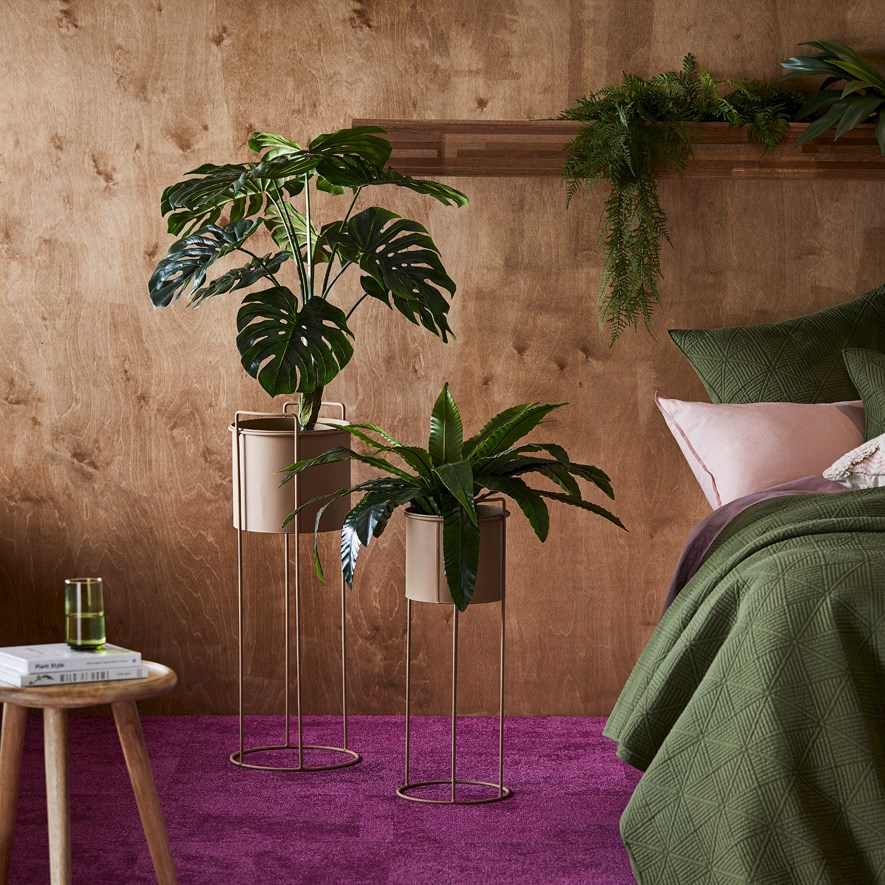 Santana Tan Plant Stand Adairs