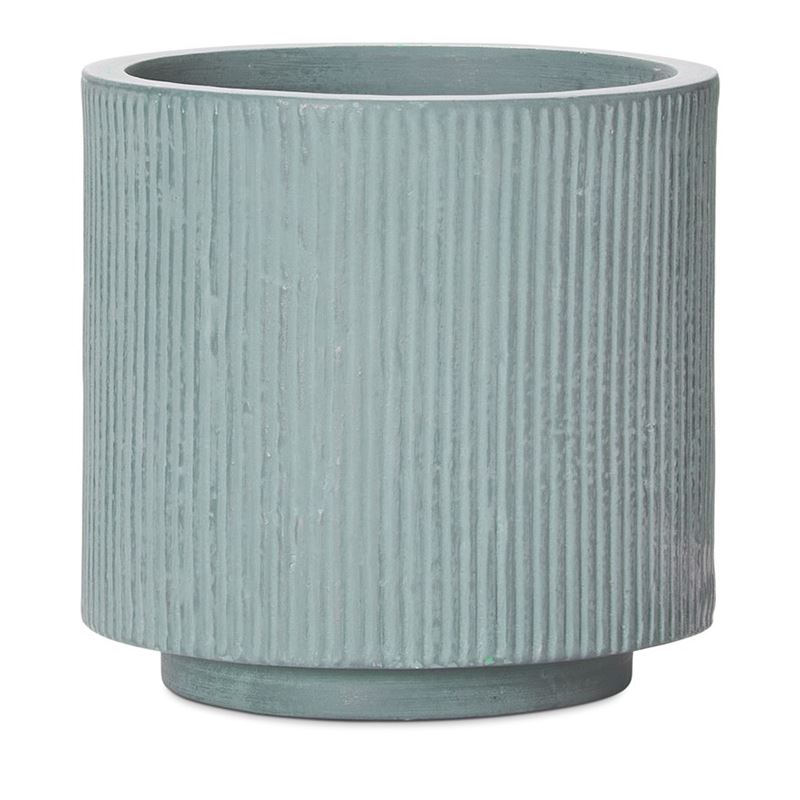 Pleat Light Blue Pot