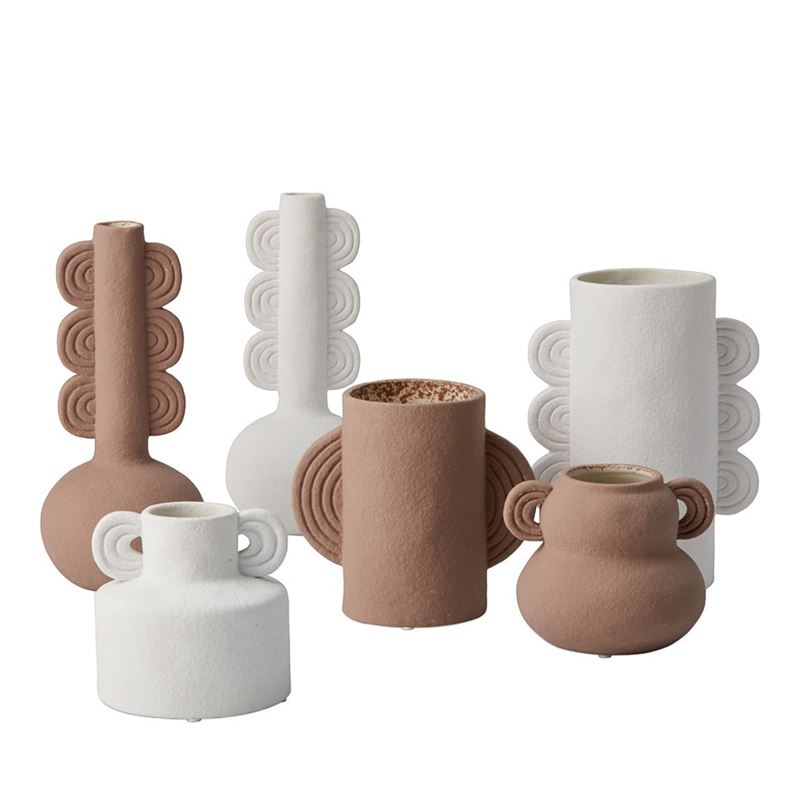 Mimi White Cylinder Vase