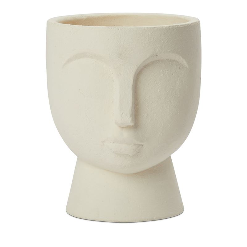 Athena Small White Face Pot