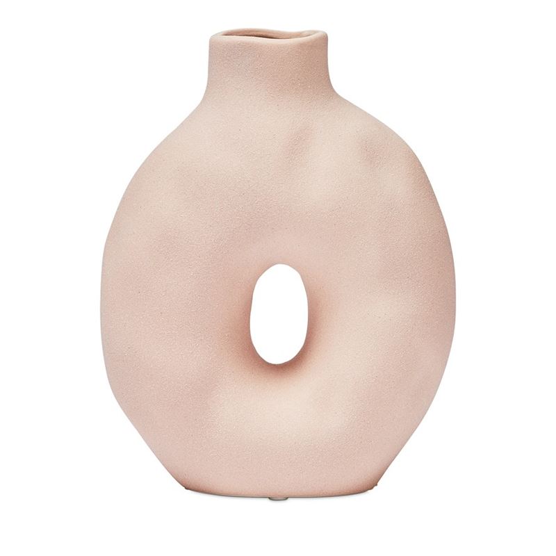 Circle Pink Ring Vase