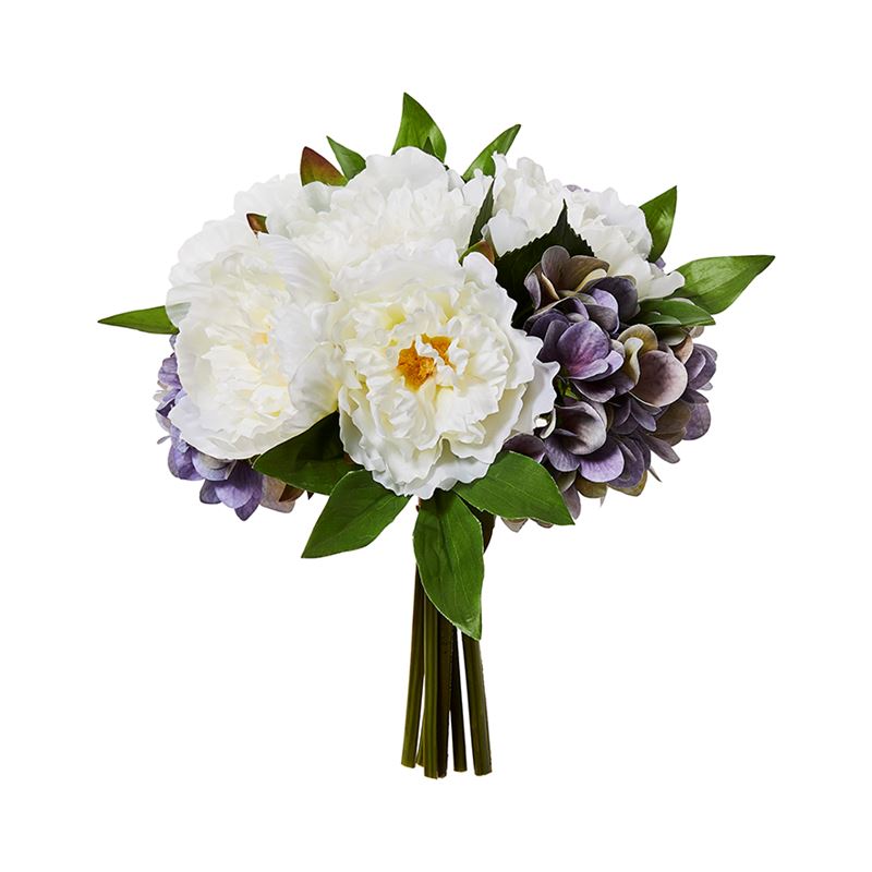 Blooming Bouquet White & Purple 