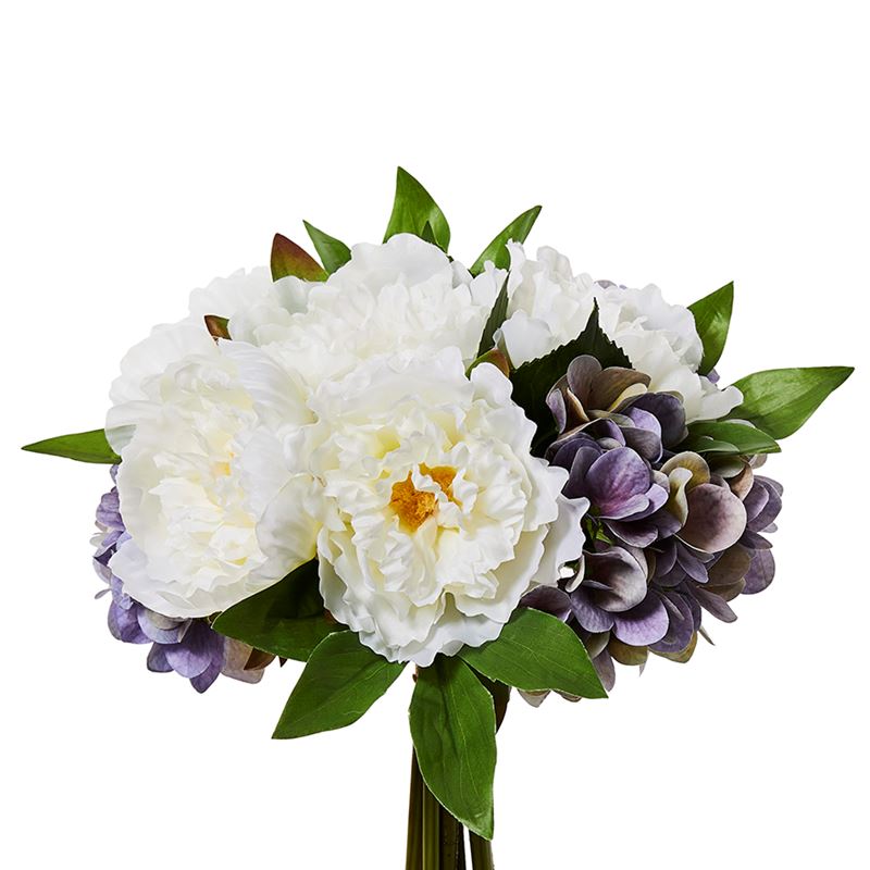 Blooming Bouquet White & Purple 