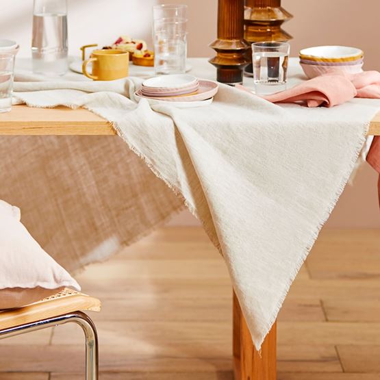 Malmo Natural Linen Tablecloth