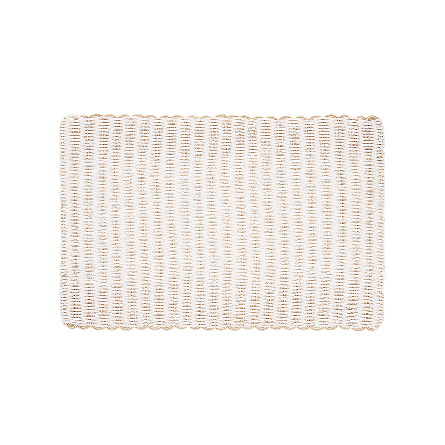Home Republic Woven Placemat White & Natural Adairs
