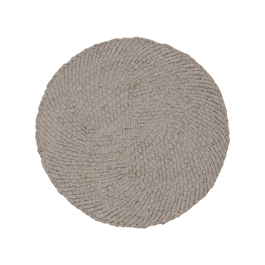 Home Republic Woven Circle Placemat Grey Adairs