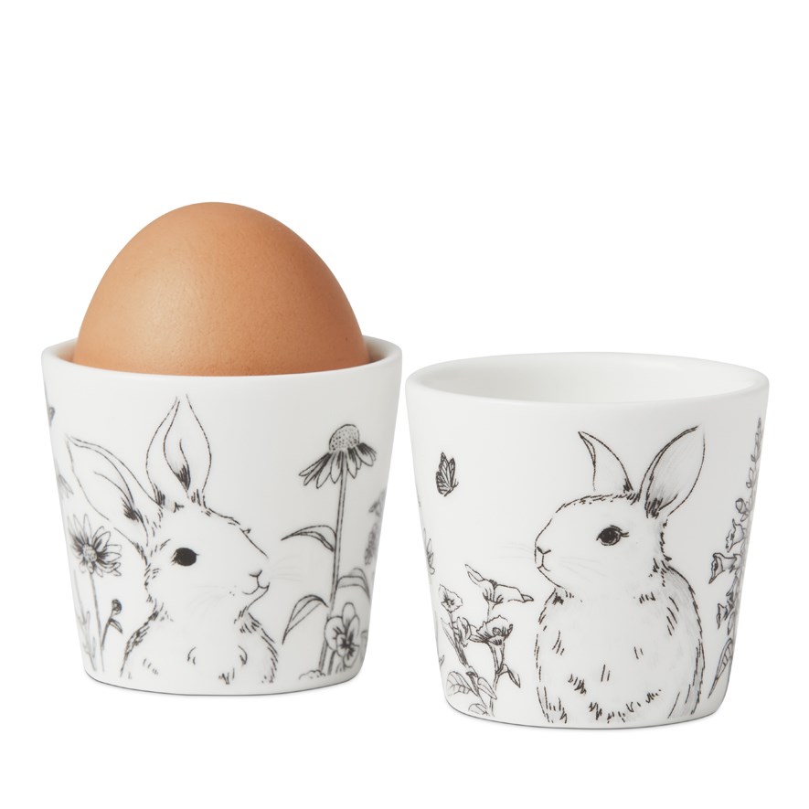 Fleur Harris Rabbit Daisy Field Egg Cups | Homewares | Adairs