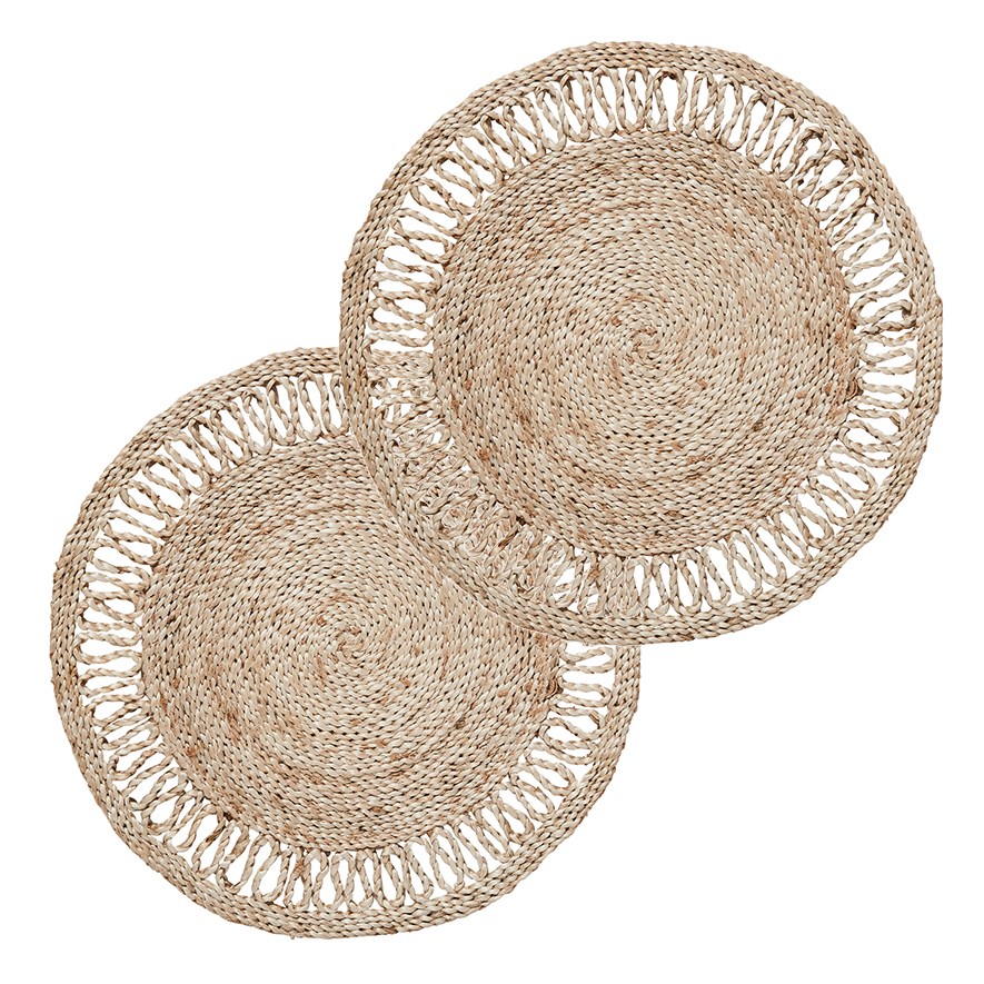 Home Republic Abbey Collection Placemat Pack of 2 Homewares Adairs