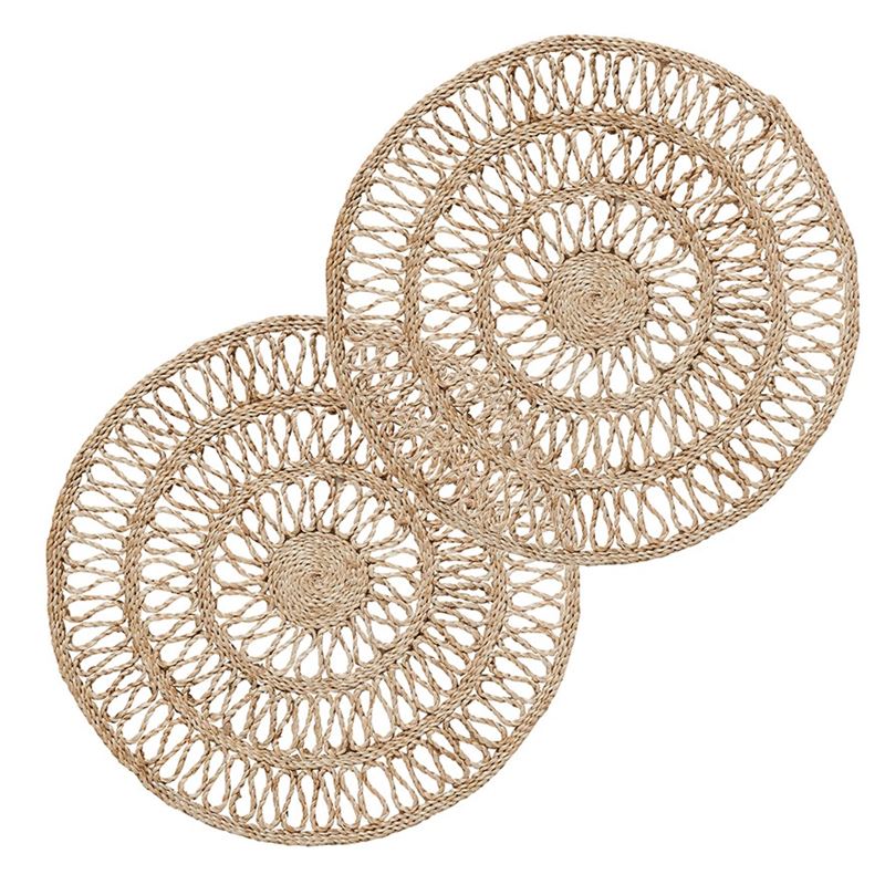 Milan Collection Three Loop Natural Placemat Pack of 2