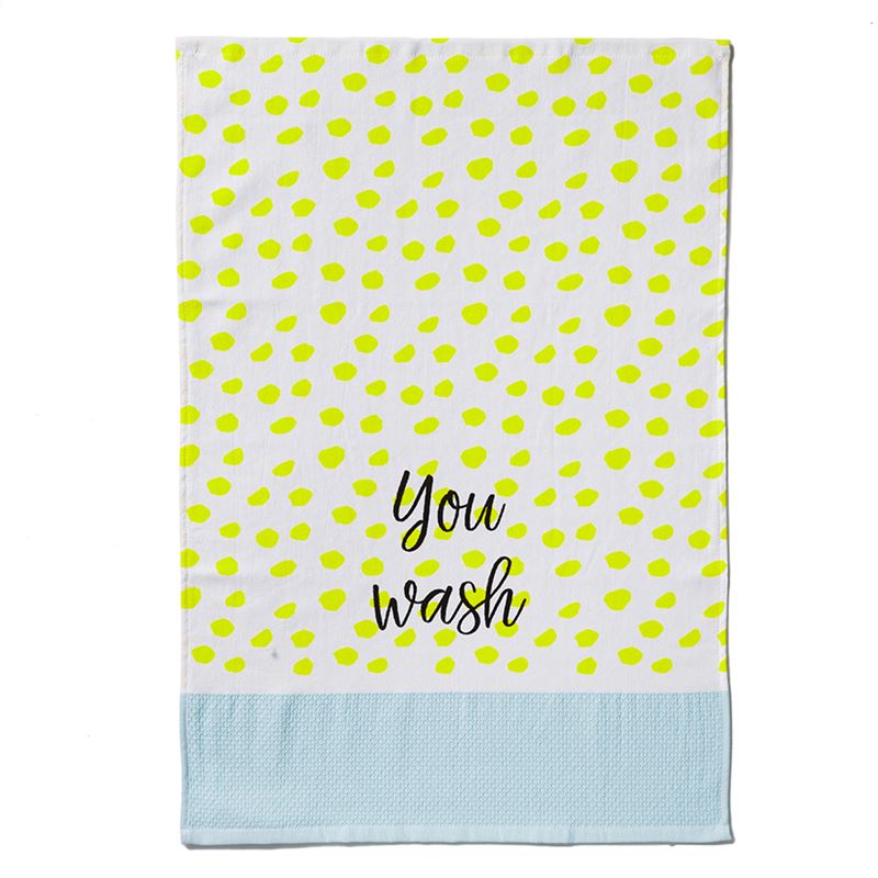 Text Tea Towel Ill Wash You Dry 2 Pack