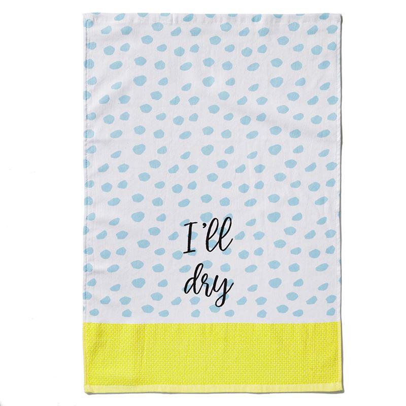 Text Tea Towel Ill Wash You Dry 2 Pack
