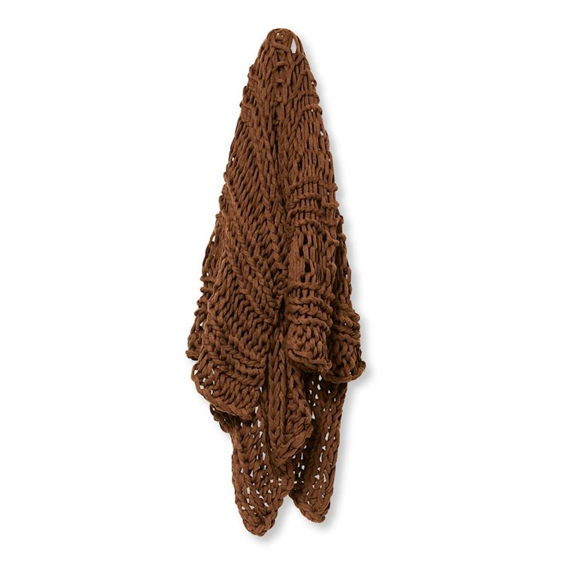 Newport Nutmeg Chunky Knit Throw