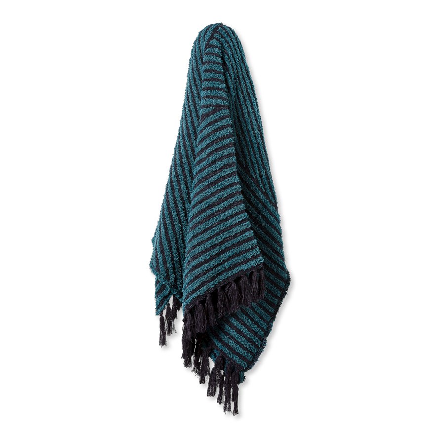 Fyn Teal Throw Adairs
