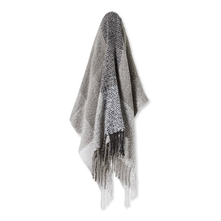 Cambridge Grey Throw Adairs