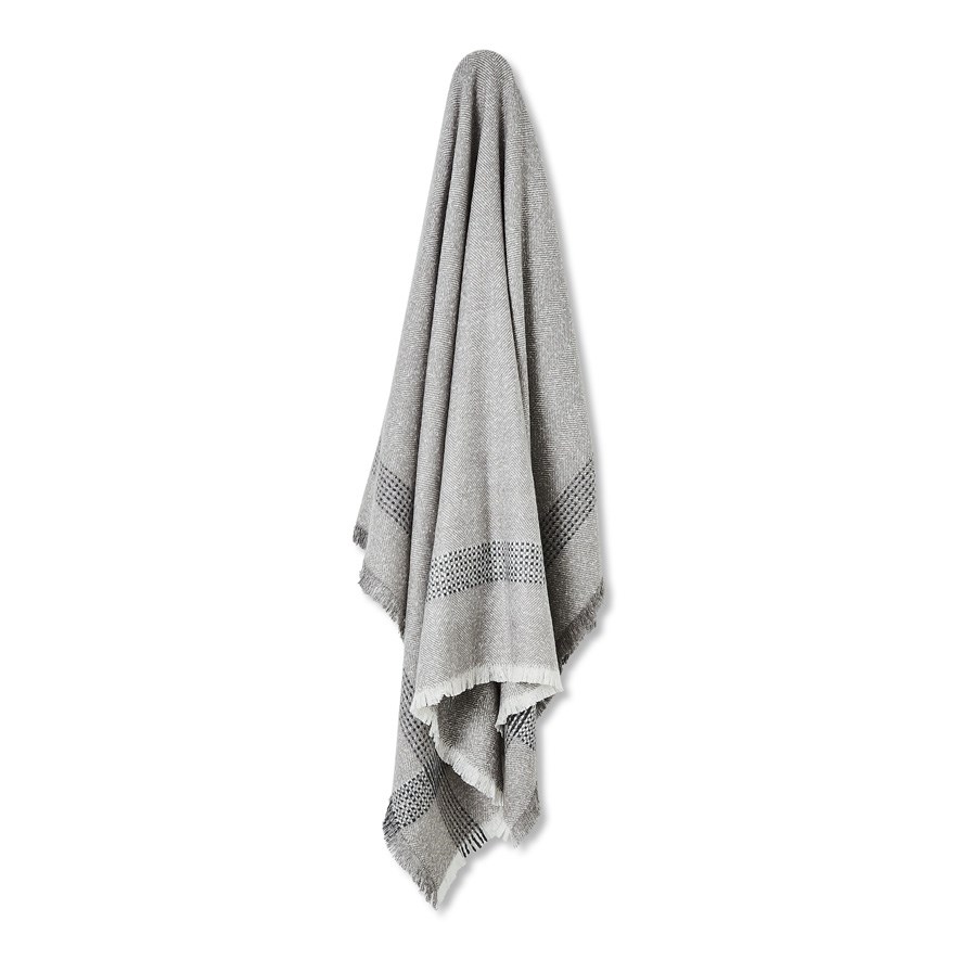Hotham Grey Throw Adairs