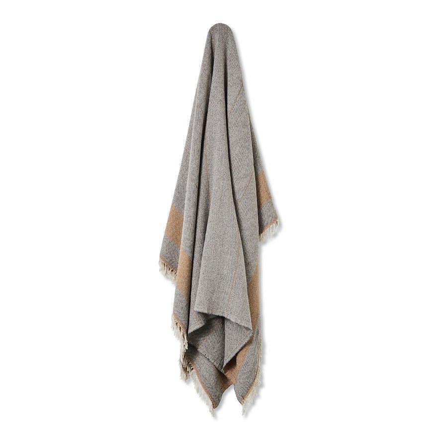 Buldan Grey Throw Adairs