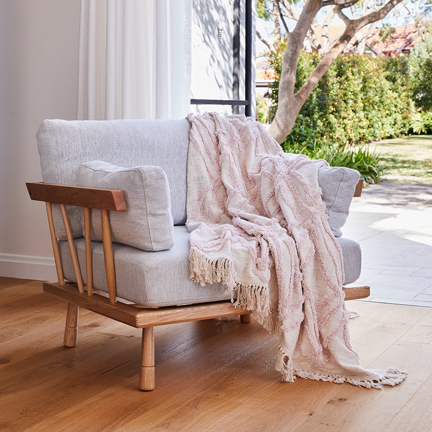 Jarvis Rose Throw Adairs