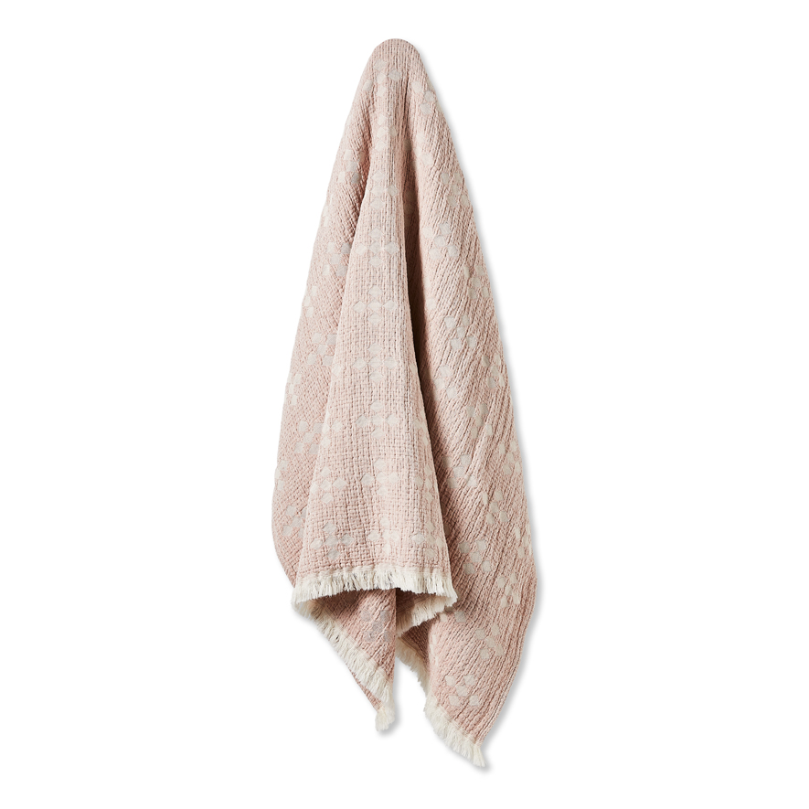 European Corcho Pink Throw Adairs
