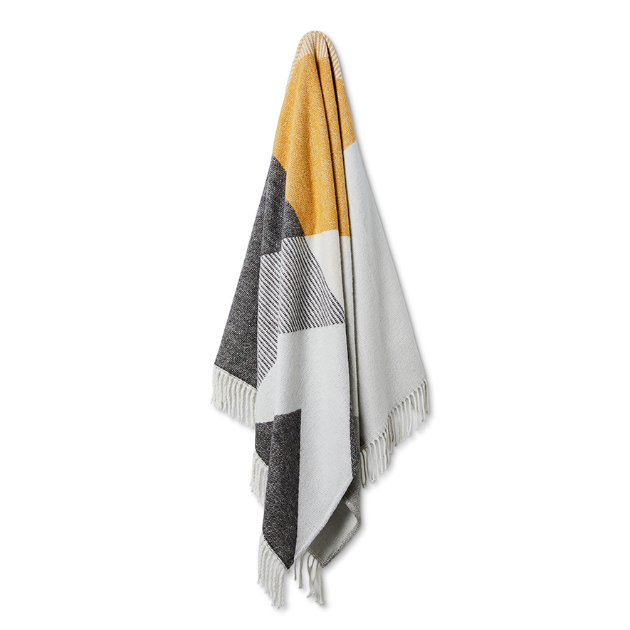 European Estoril Mustard Throw Adairs