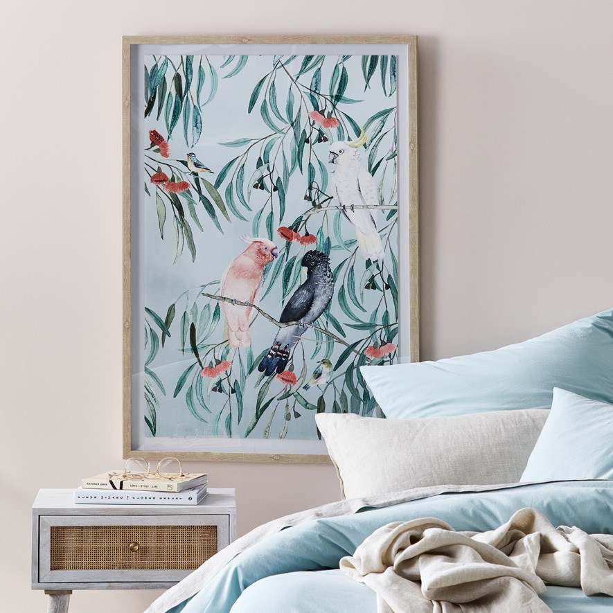 Treetops Blush Native Brids Wall Art Adairs