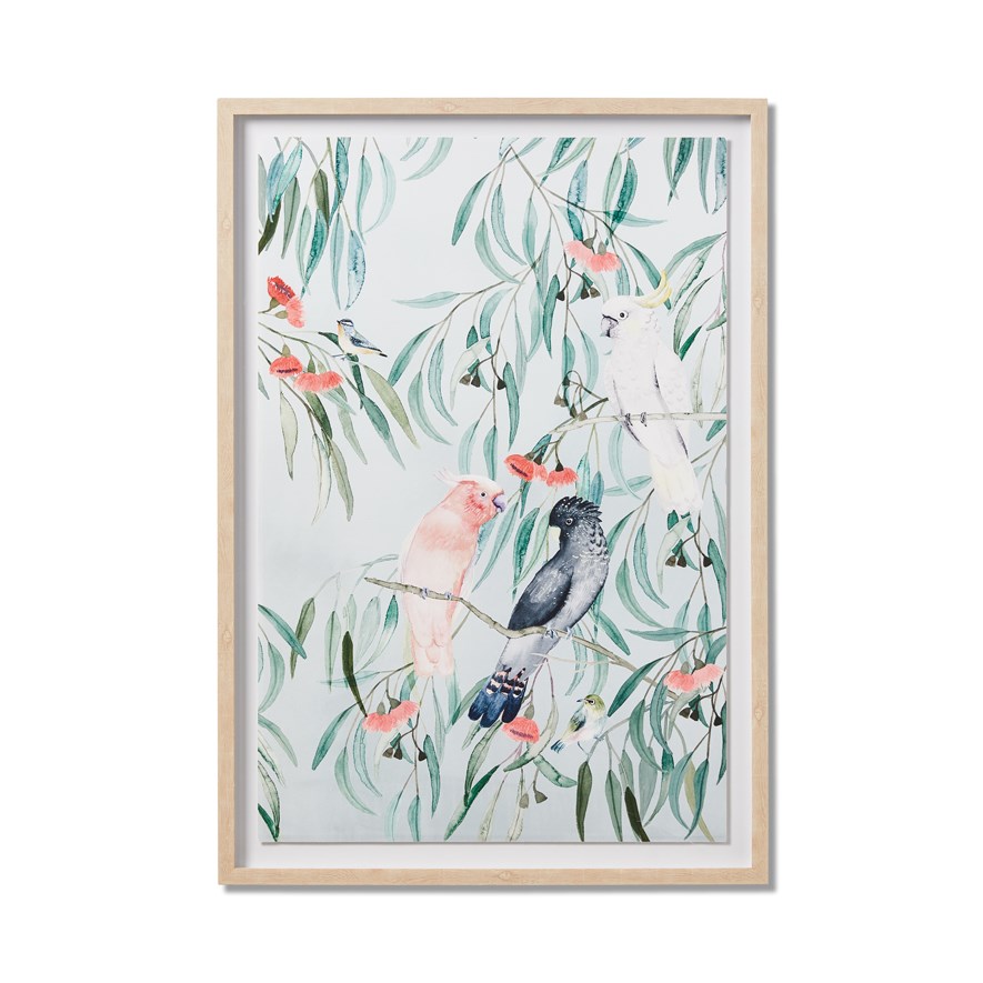 Treetops Blush Native Brids Wall Art Adairs