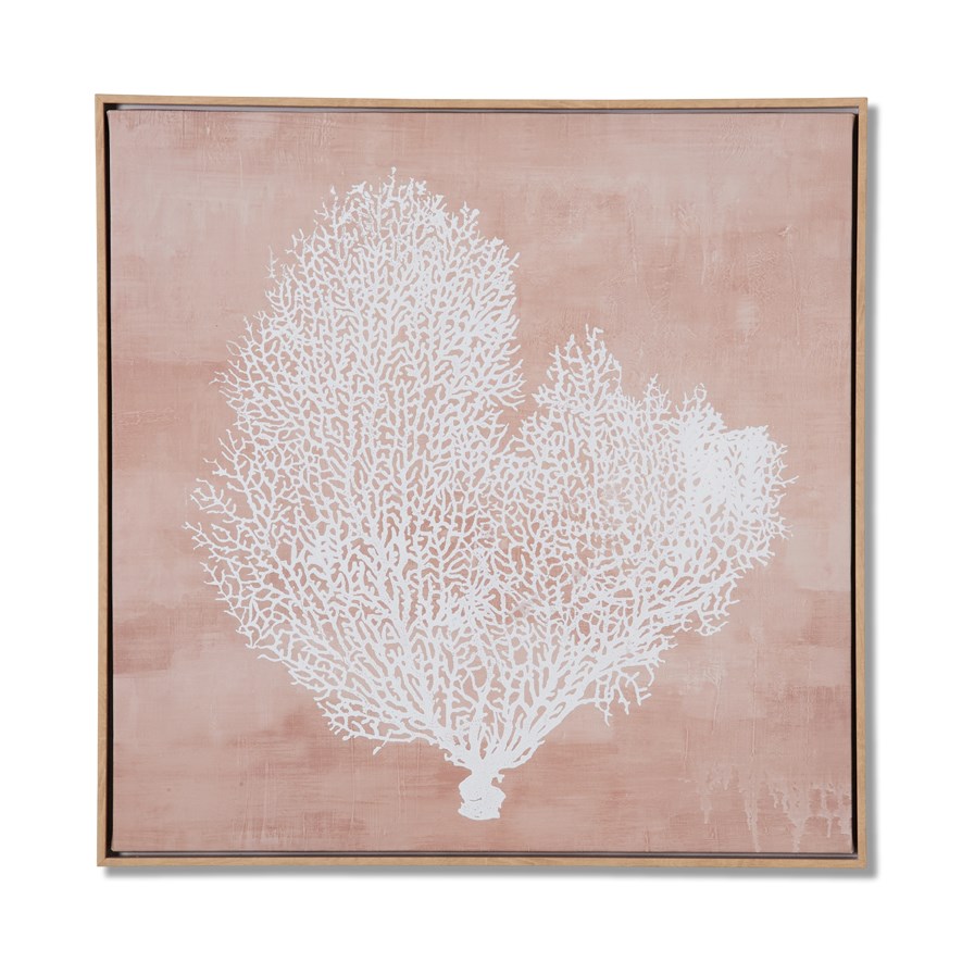 Hamptons Faded Terracotta Coral Wall Art Adairs
