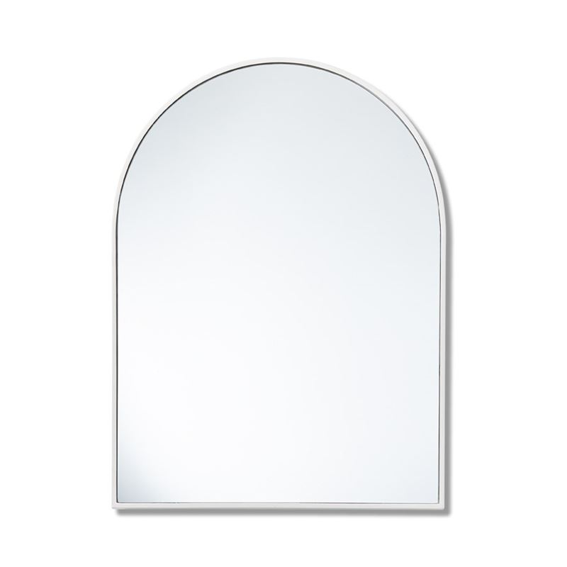 Horizon White Arch Mirror 