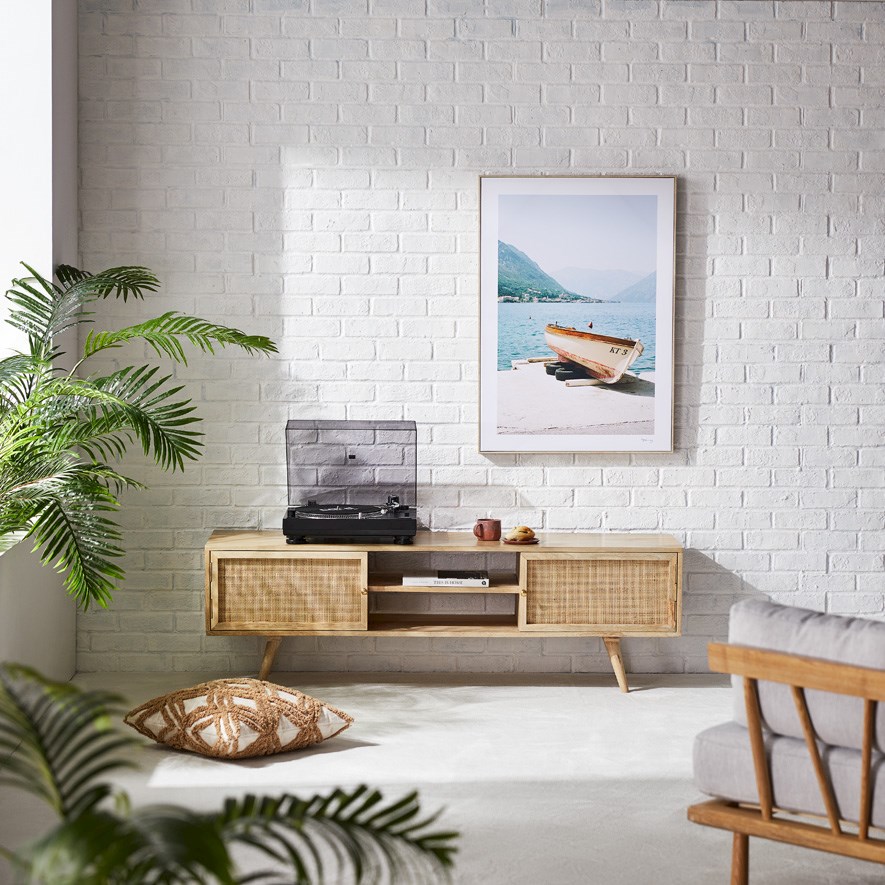 Benjamin Long Photography Montenegro Azure Boat By The Bay Wall Art Adairs