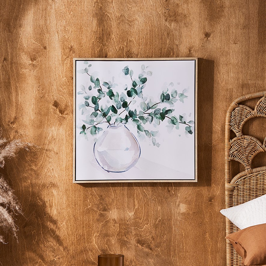 Bouquet Sage Gum Leaf Wall Art Adairs