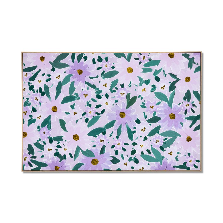 Lilac Garden Lilac Sanctuary Wall Art | Adairs