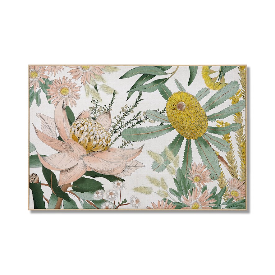 Native Bushland Natural Wild Bloom Wall Art Adairs