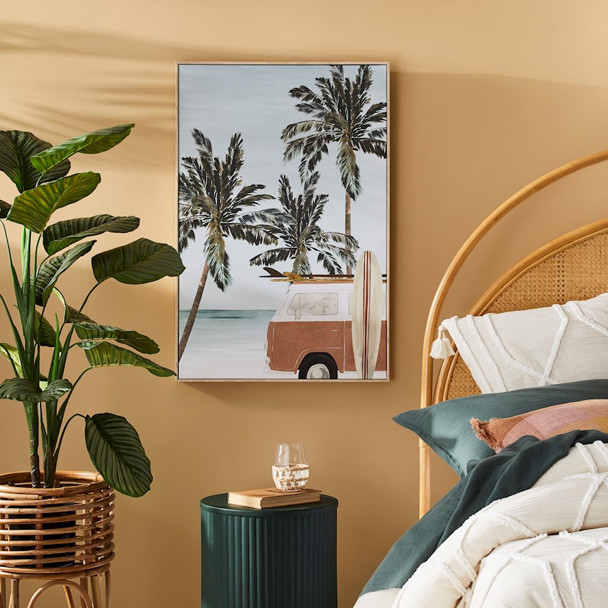 Whitehaven Blue Haze Camper Canvas | Adairs