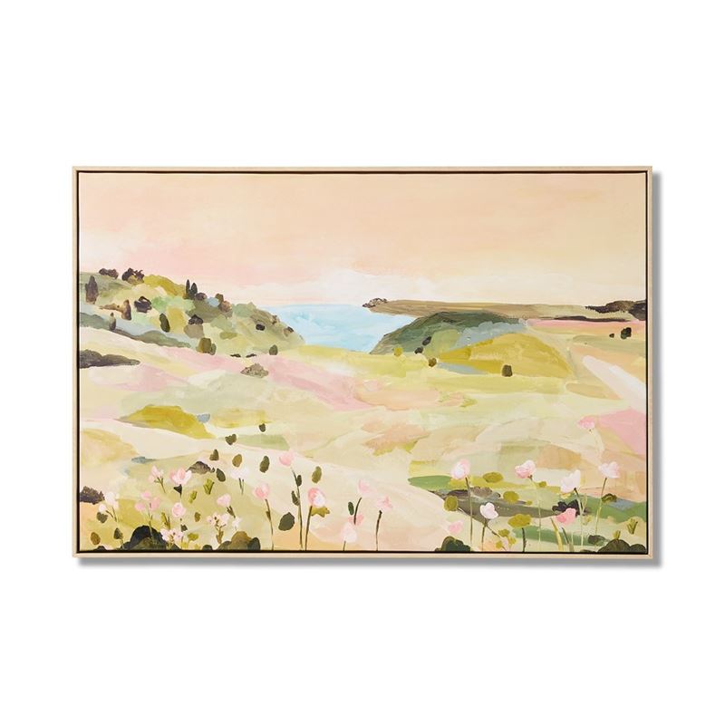 Seaside Spring Valley Canvas
