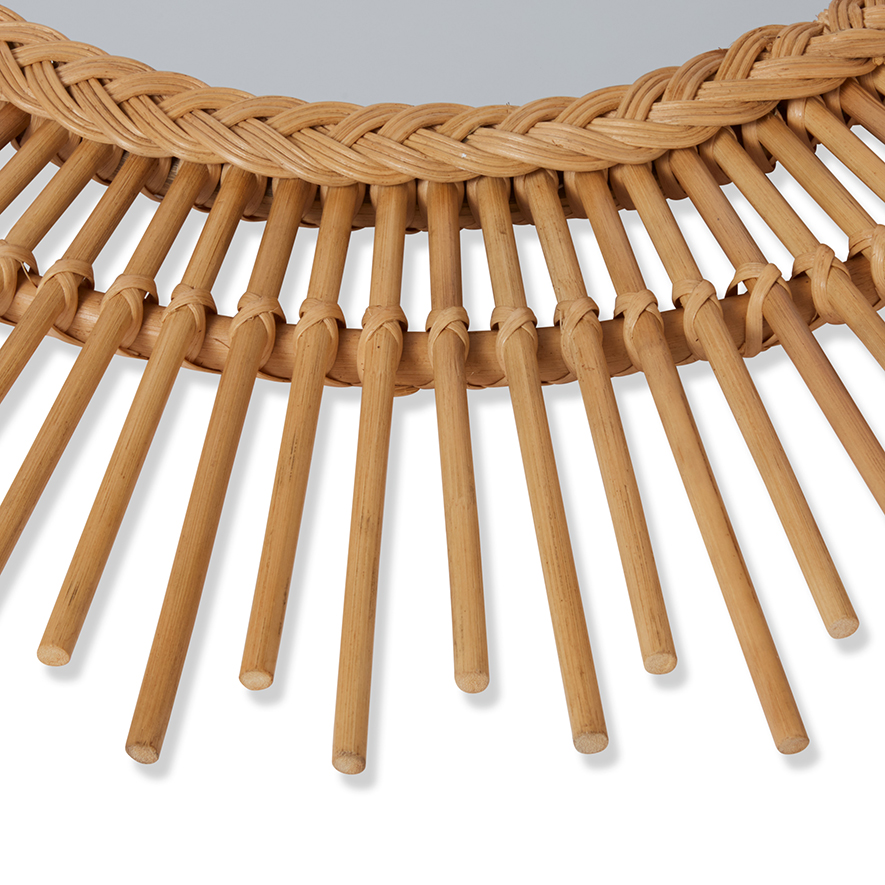 Home Republic Rattan Mirror Natural Starburst XL Adairs