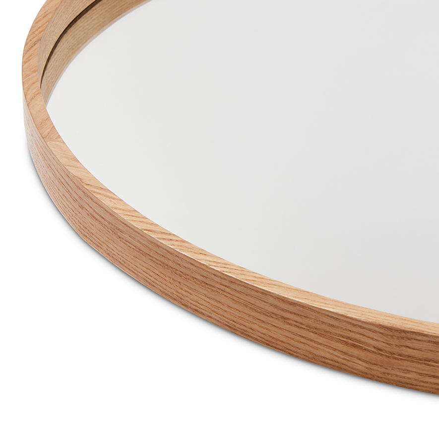 Home Republic - Kobe Natural Round Mirror | Adairs