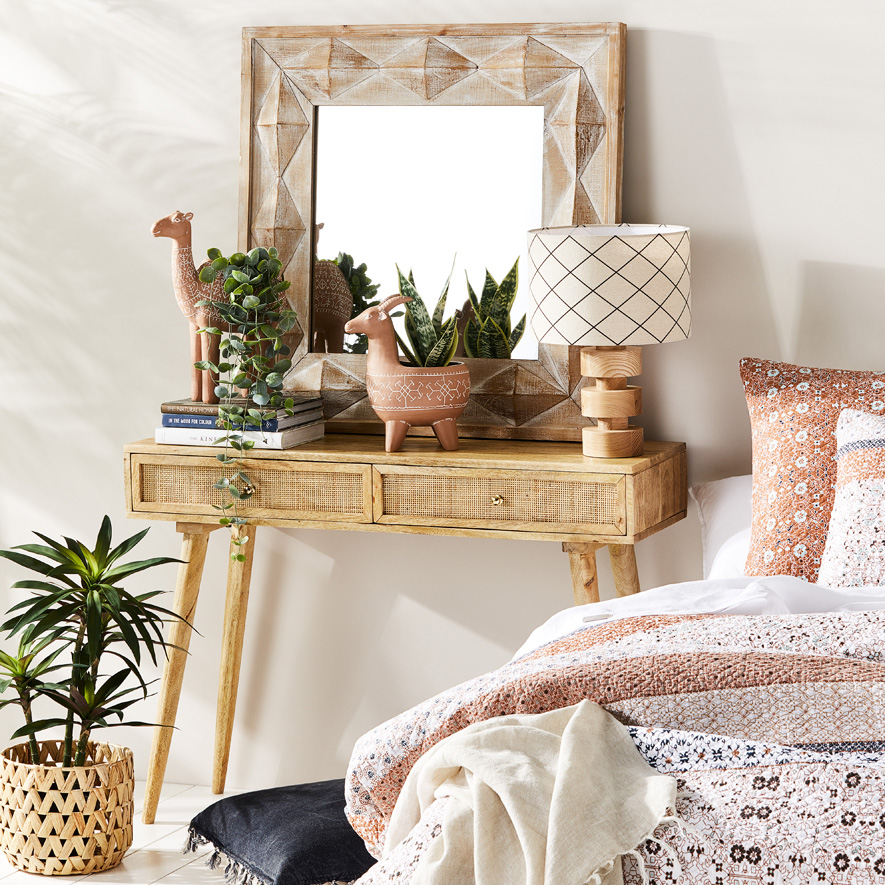 Home Republic Mosman Square Whitewash Mirror Adairs