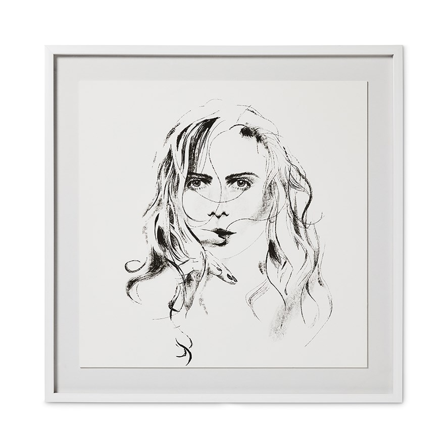 Home Republic London Sketched Black & White Wall Art Adairs