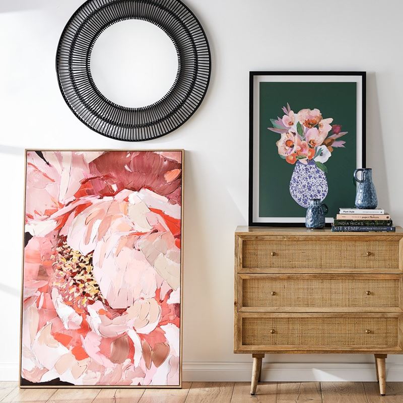 Kakadu Blush Bloom Wall Art