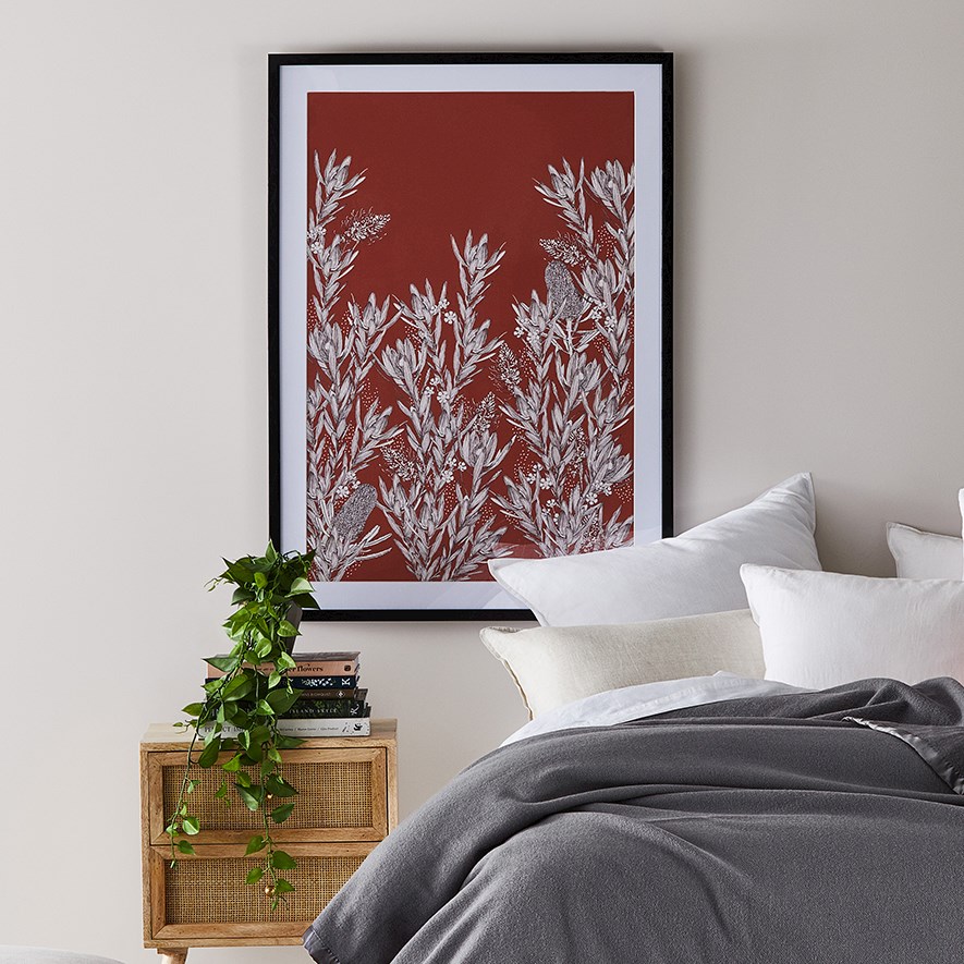 Home Republic Native Flora Cinnamon Banksia Artwork Wall Art Adairs