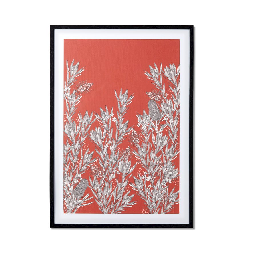Home Republic Native Flora Cinnamon Banksia Artwork Wall Art Adairs