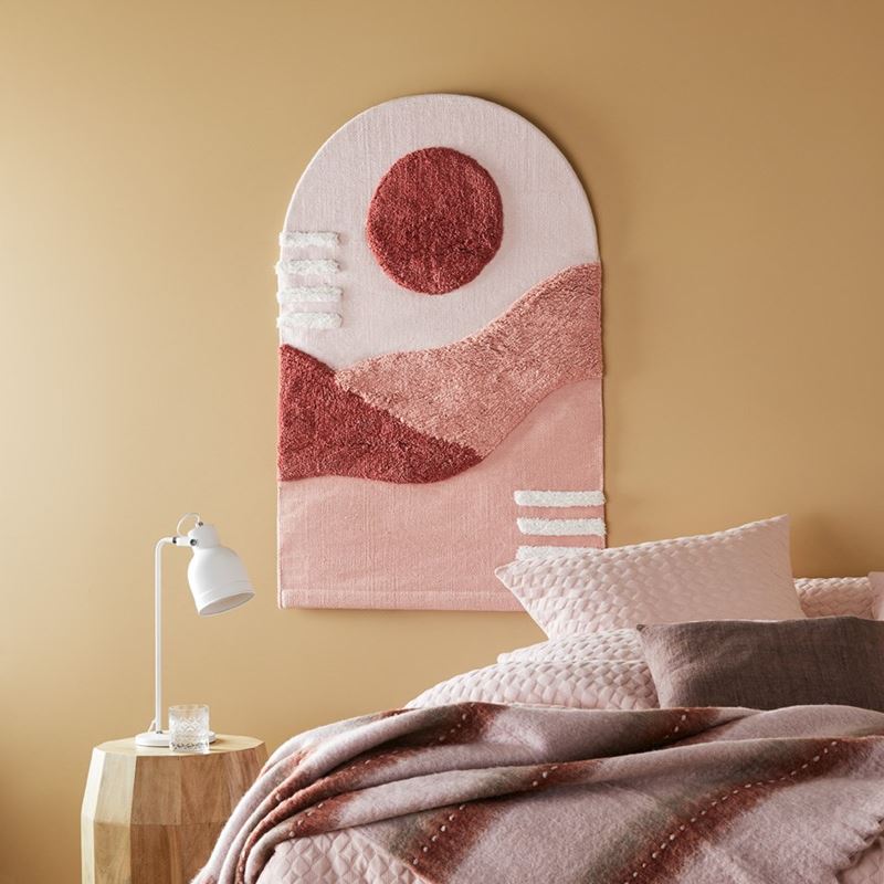 Tufted The Sun Terracotta Wall Hanging