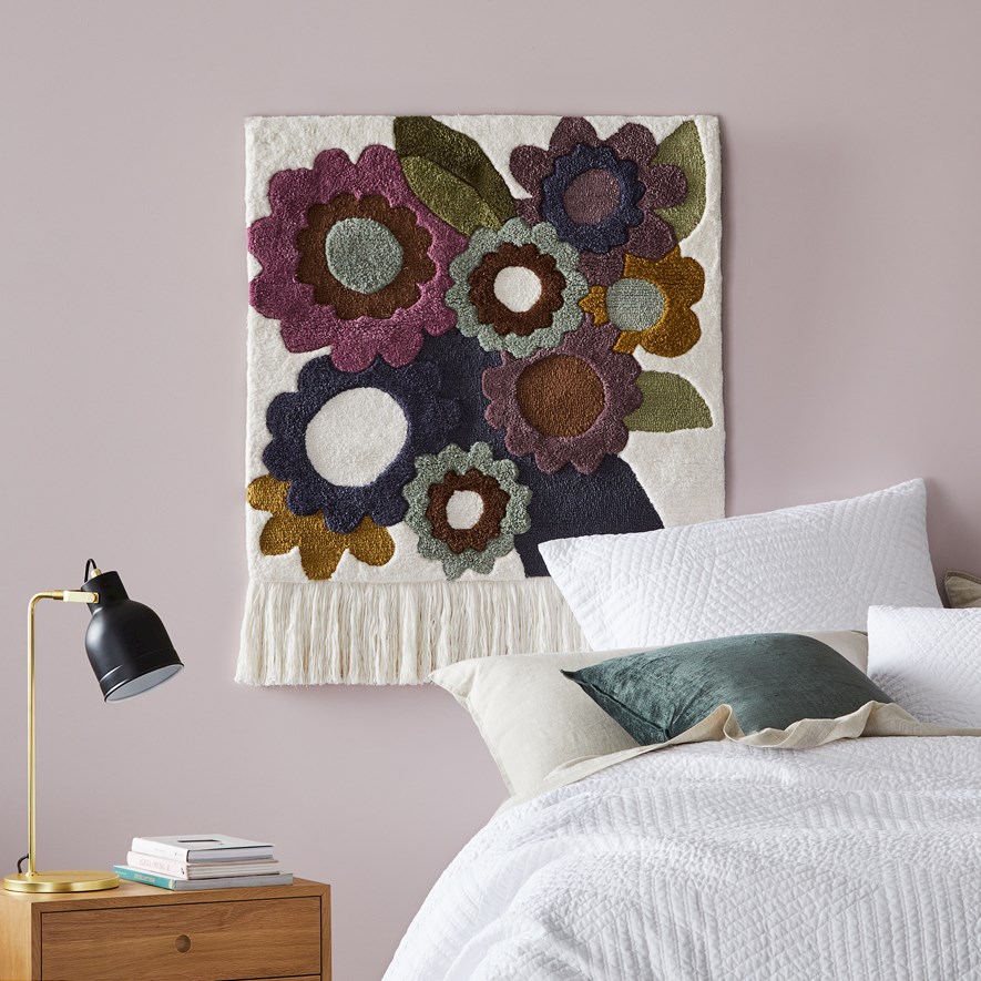Tufted Vintage Floral Wall Hanging Adairs