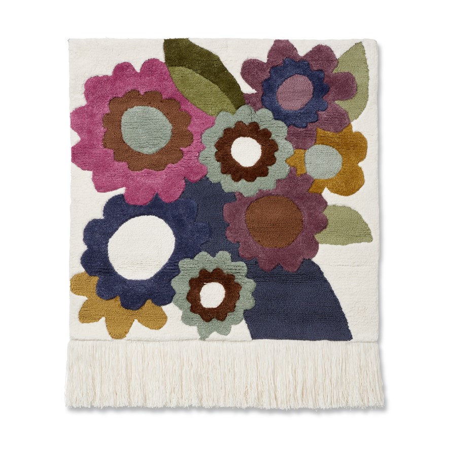 Tufted Vintage Floral Wall Hanging Adairs