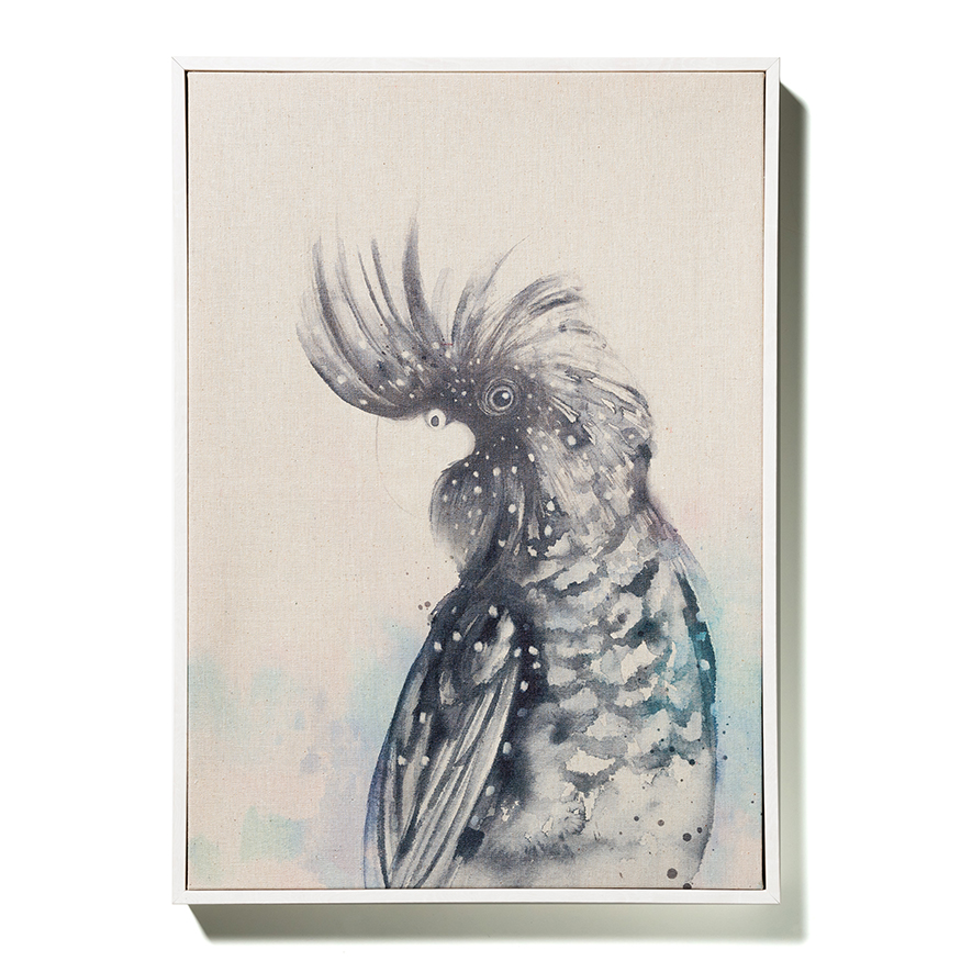 Mercer + Reid Native Bird Black Cockatoo Print Adairs