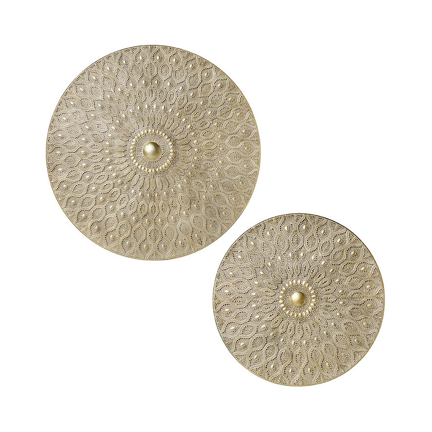 Mercer + Reid Kerala Wall Hangings Gold Adairs