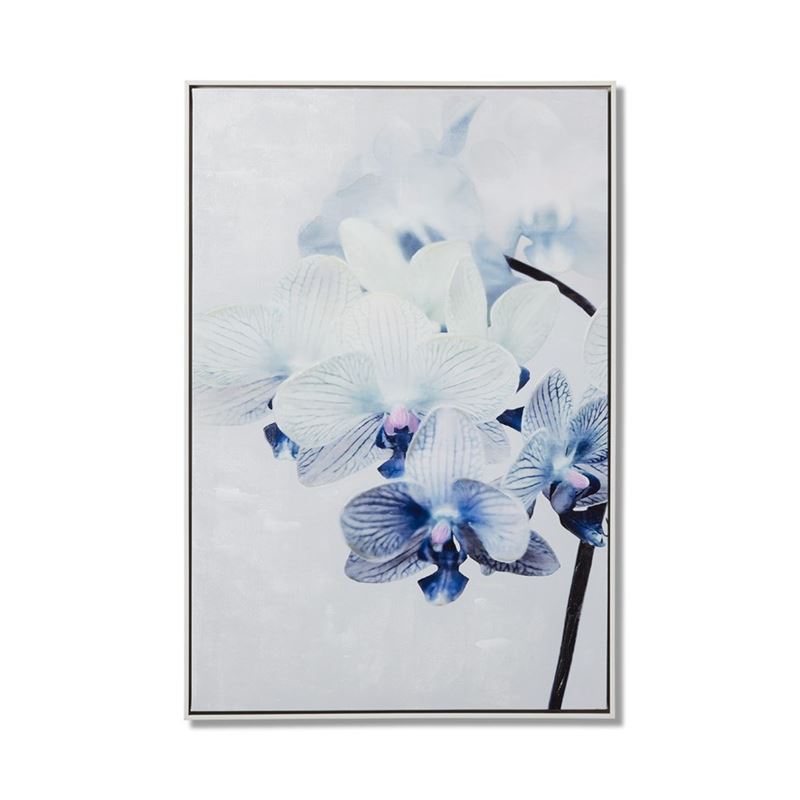 Botanica Soft Blue Orchids Wall Art